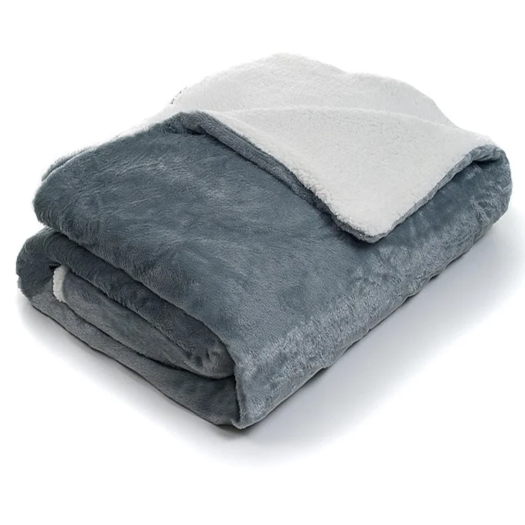 SZPLH Super soft plush fleece sherpa borrego blanket  throw