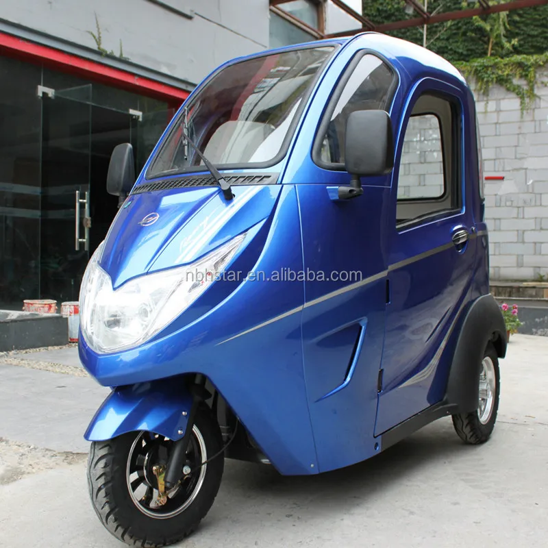 cheap tricycle Closed Body Type passenger electric tricycle /electric trike
