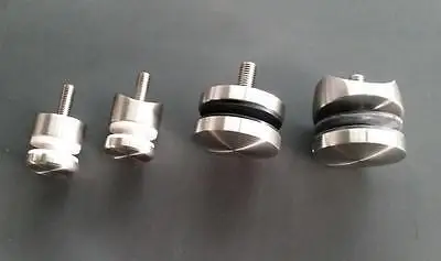 stainless steel stain standoff finish long screw glass handrail holder clamp stainless Steel Glass Handrail standoff