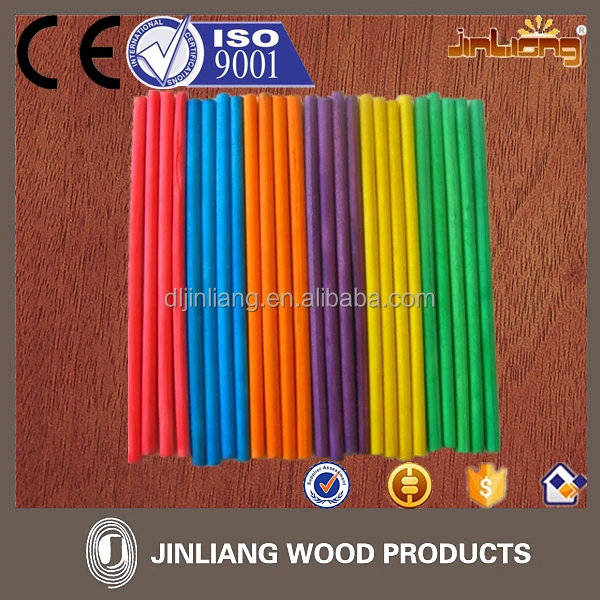 High Quality colored wooden sticks