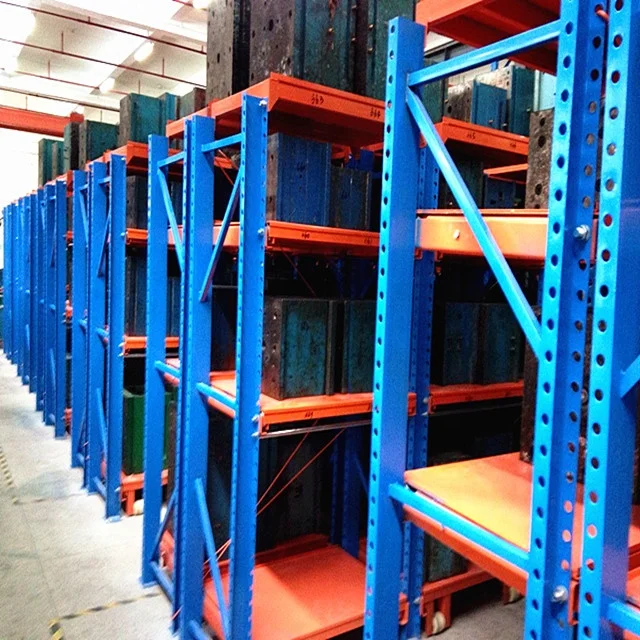 ISO9001 Certificate Hoist Crane Warehouse Storage Heavy Duty Mould Rack System