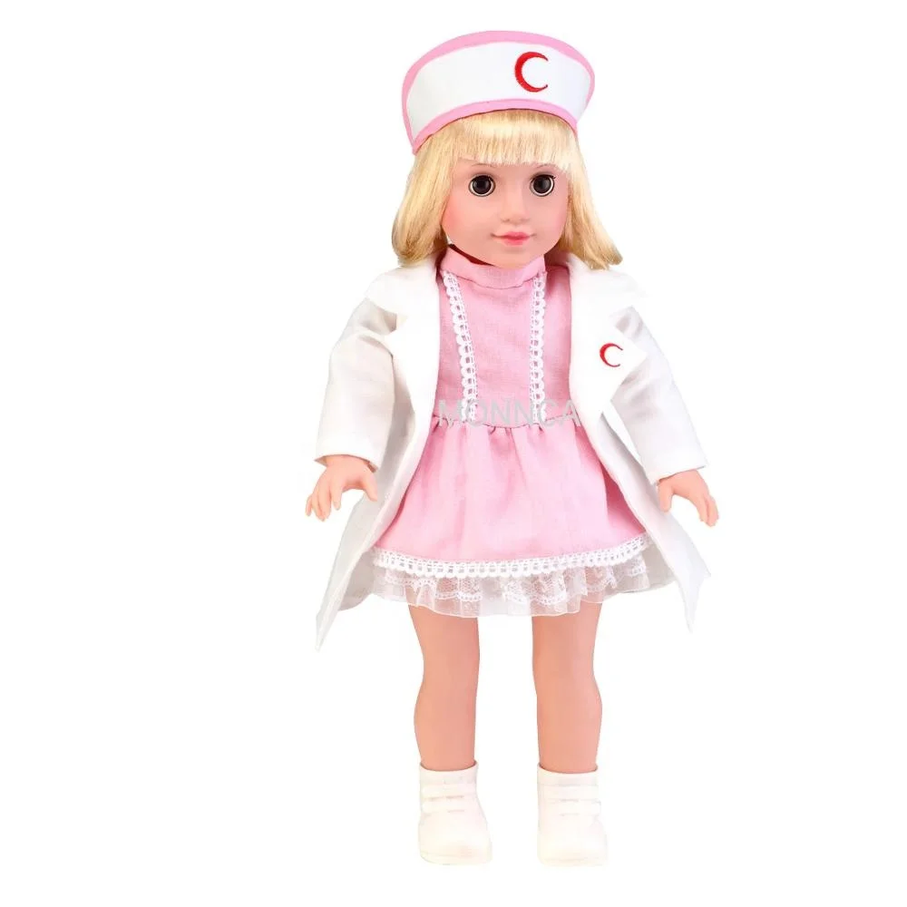 18 Inch Fashion American Student Girl Silicone Doll Toy New Arrival Various Designs Girls Doll Venyl Doll