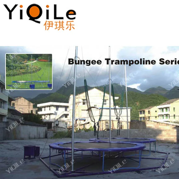 Trampoline Jumping with trailer Trampoline park