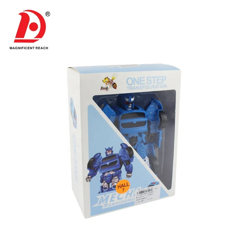 HUADA 2023 Children DIY Deformed Model Toys One Step Transform Toy Car Robot Kit for Boy