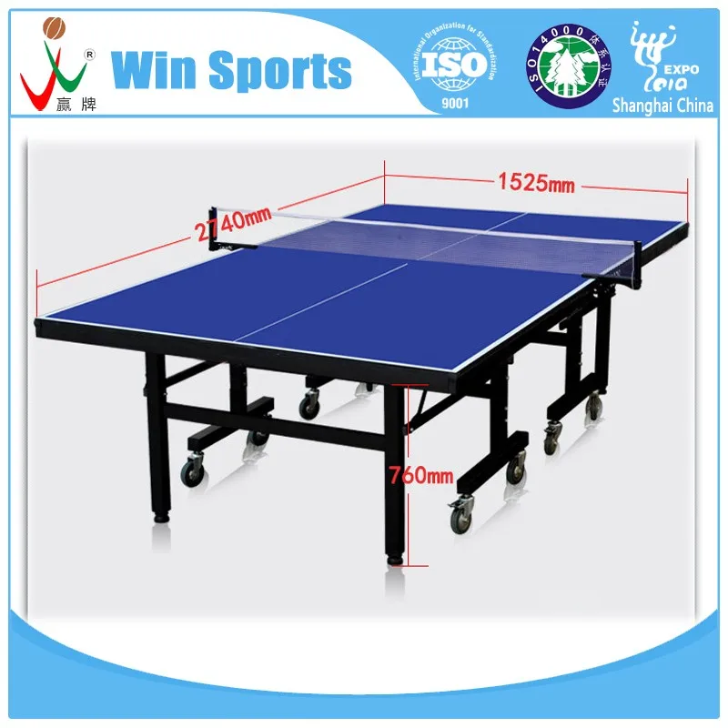 
3%OFF!!!factory hot sale 18mm MDF indoor foldable single pingpong table tennis tables china tournament 
