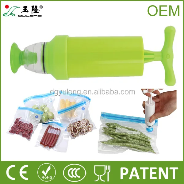 Sous Vide Vacuum Bags For Food Storage,Ziplock Vacuum Bag With Hand Pump