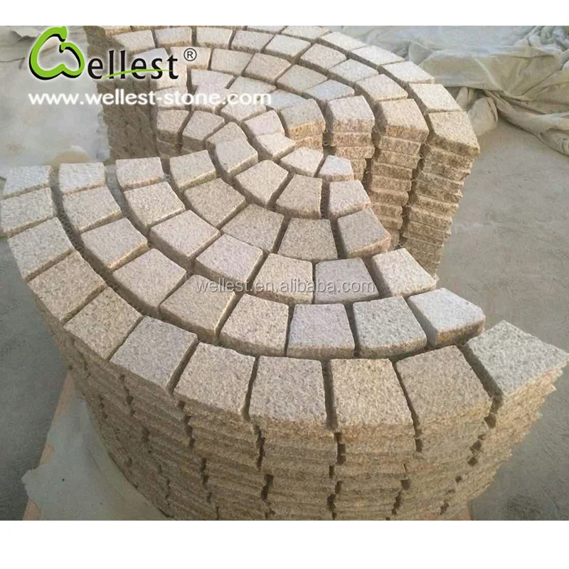 
Hot Selling China Yellow Granite Rock for Paving Driveways 