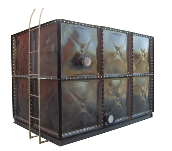 400 CBM anti corrosion enamel treated steel waste water storage water tank glass fused steel water tank