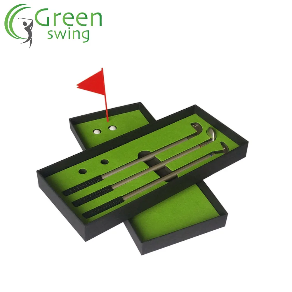 Indoor Putter Gift Set Mini Golf Putting Set Putting Green Pen Sets