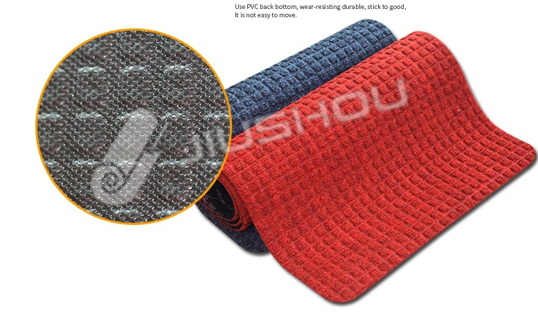 
Non slip polyester pvc plastic rubber floor carpet roll 