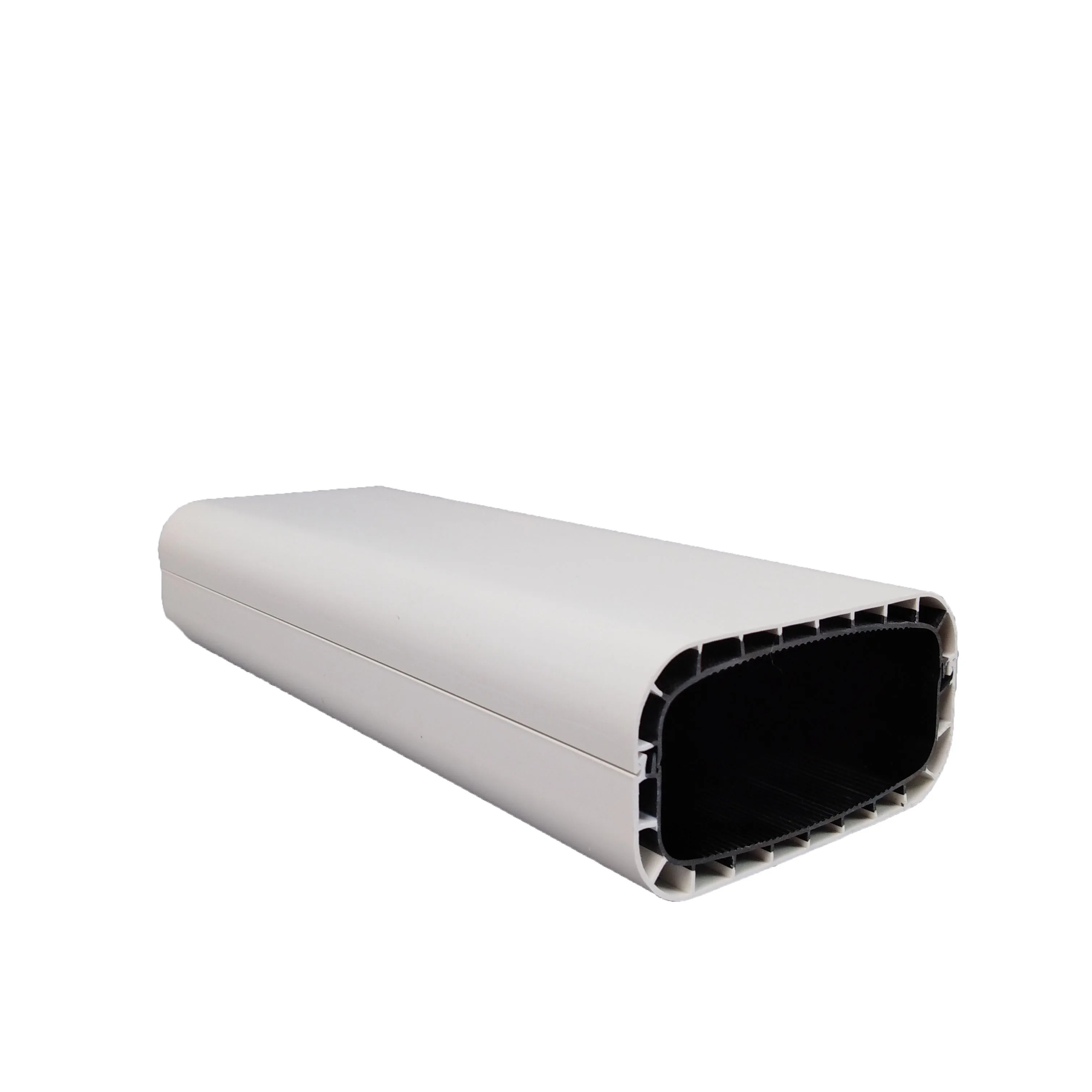 
100*50mm Inner Black Outer White Channel Greenhouse Hydroponic Nft Gully Pvc Tube 