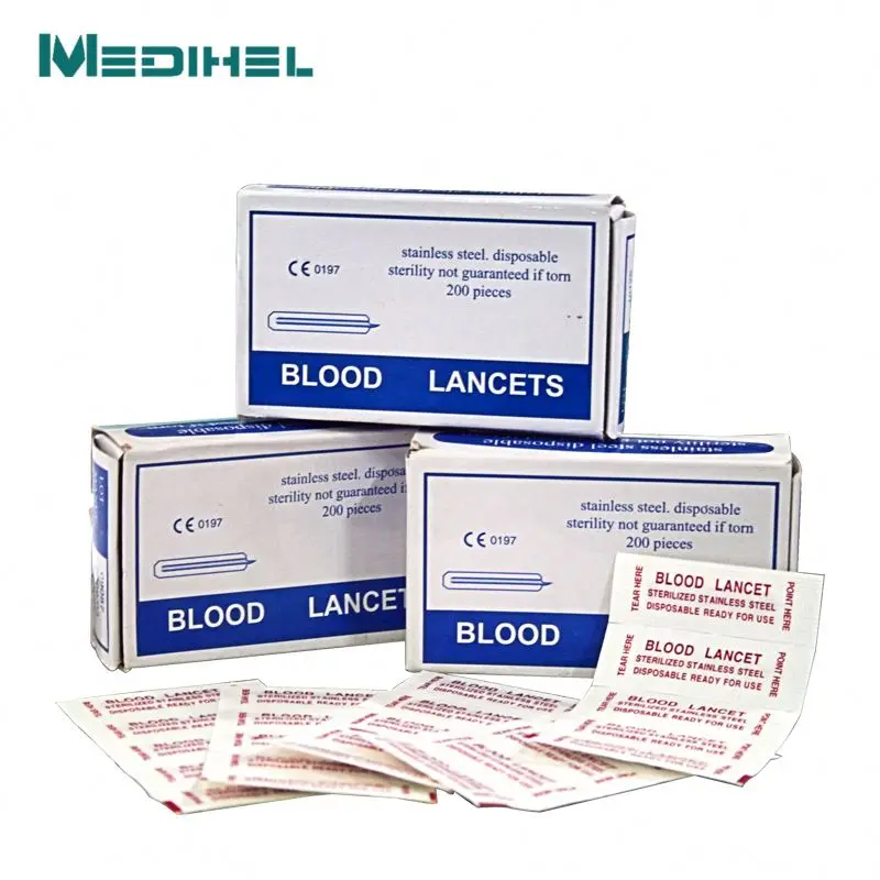 Disposable auto safety blood lancet for hospital use price