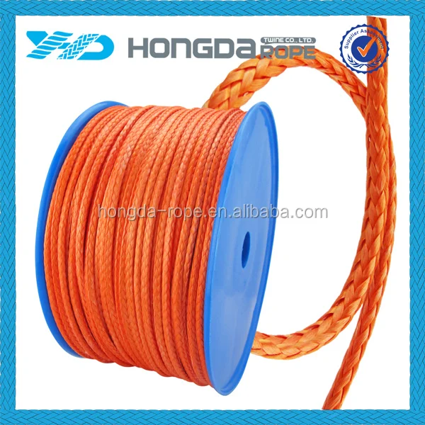 8mm uhmwpe rope 12 strand hollow braided rope