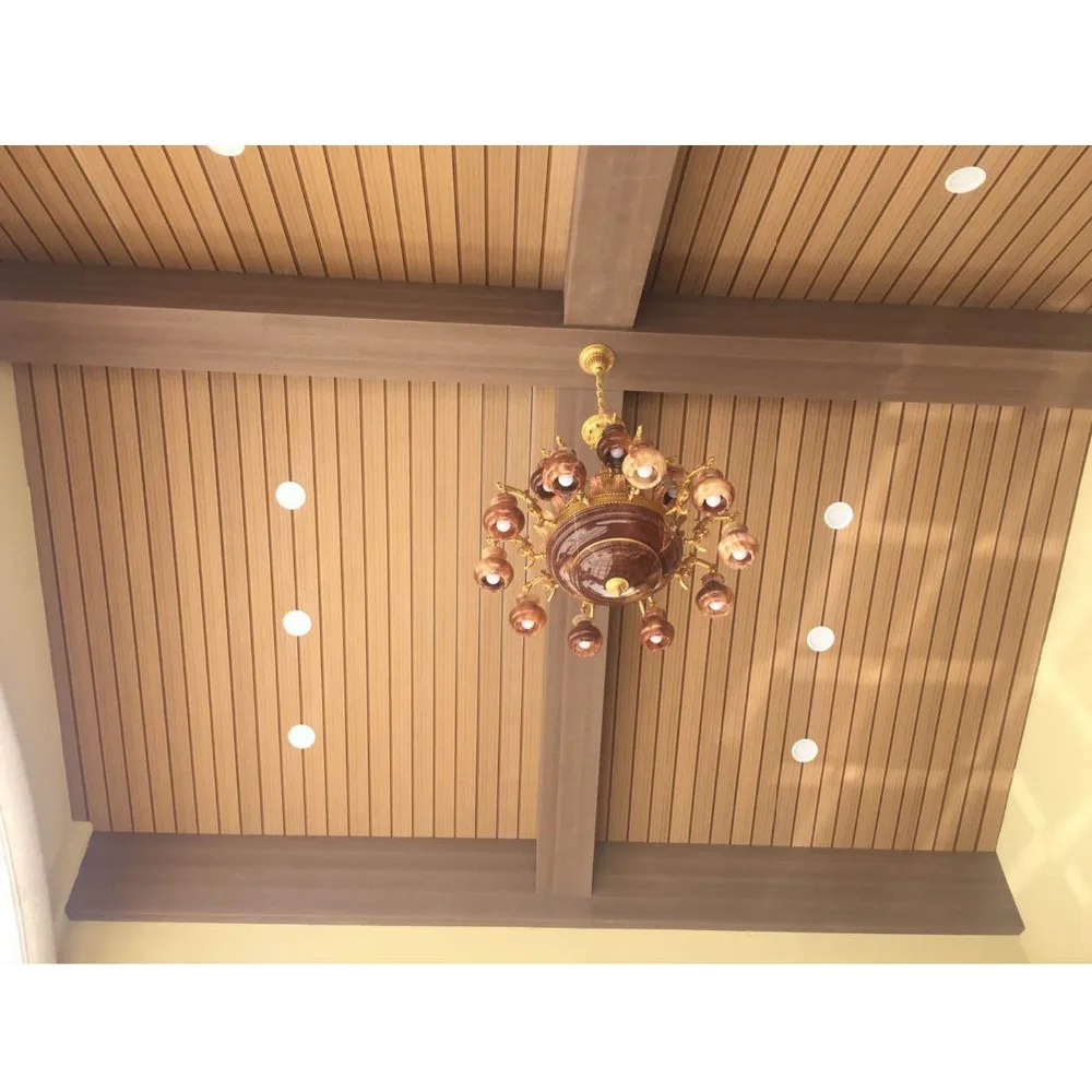 
Wood Plastic Composite Tile WPC Foam Board WPC Ceiling 