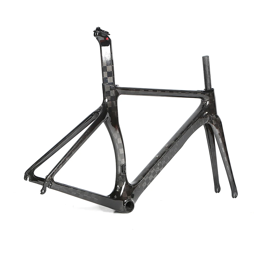 
Bici twitter carbonio Aero racing road matte custom carbon fiber raw bicycle frame 