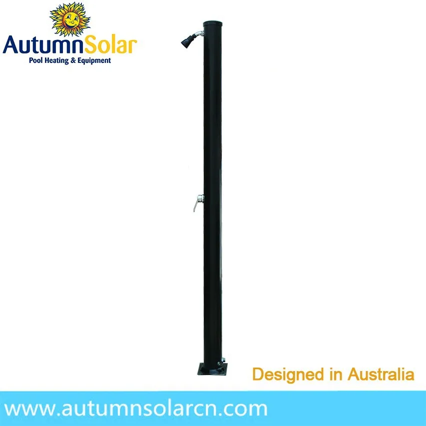 
40L aluminum outdoor garden swimming pool solar shower 