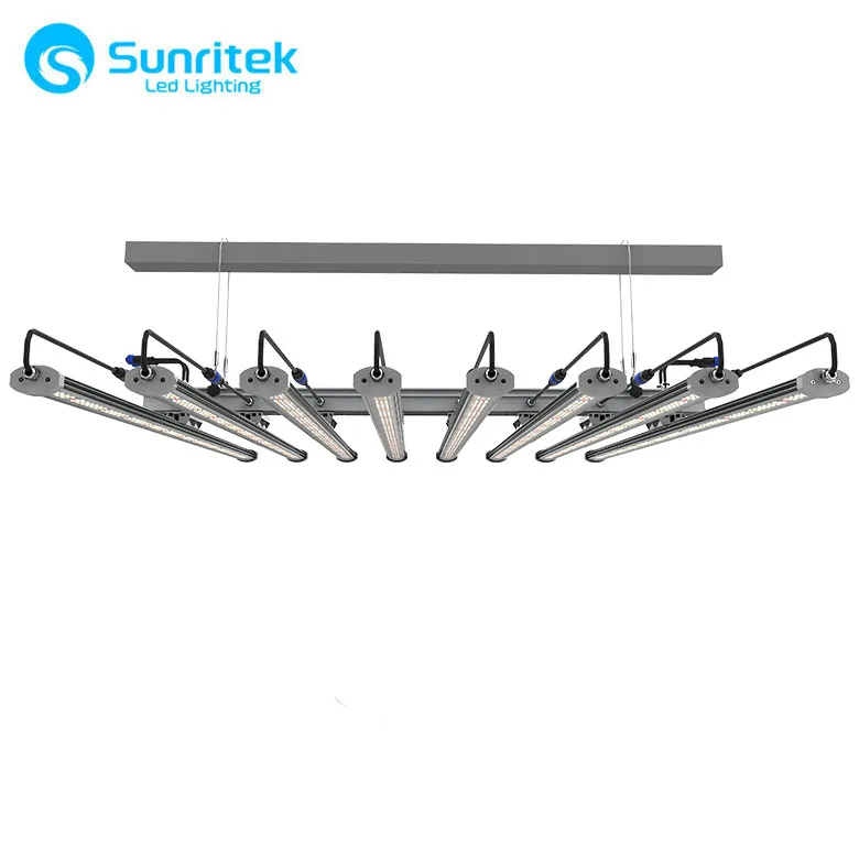 Sunritek Growing leafy green vegetables hydroponic LED strips plant grow bar lights