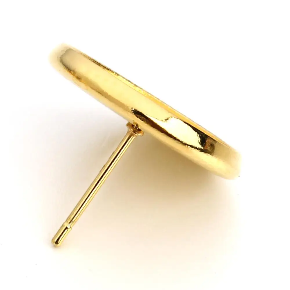 50Pcs/Bag Earring posts nuts jewelry findings - metal earring backs stopper ear studs setting components