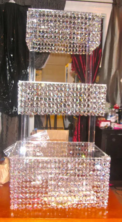 Tiered Crystal Cake Stand