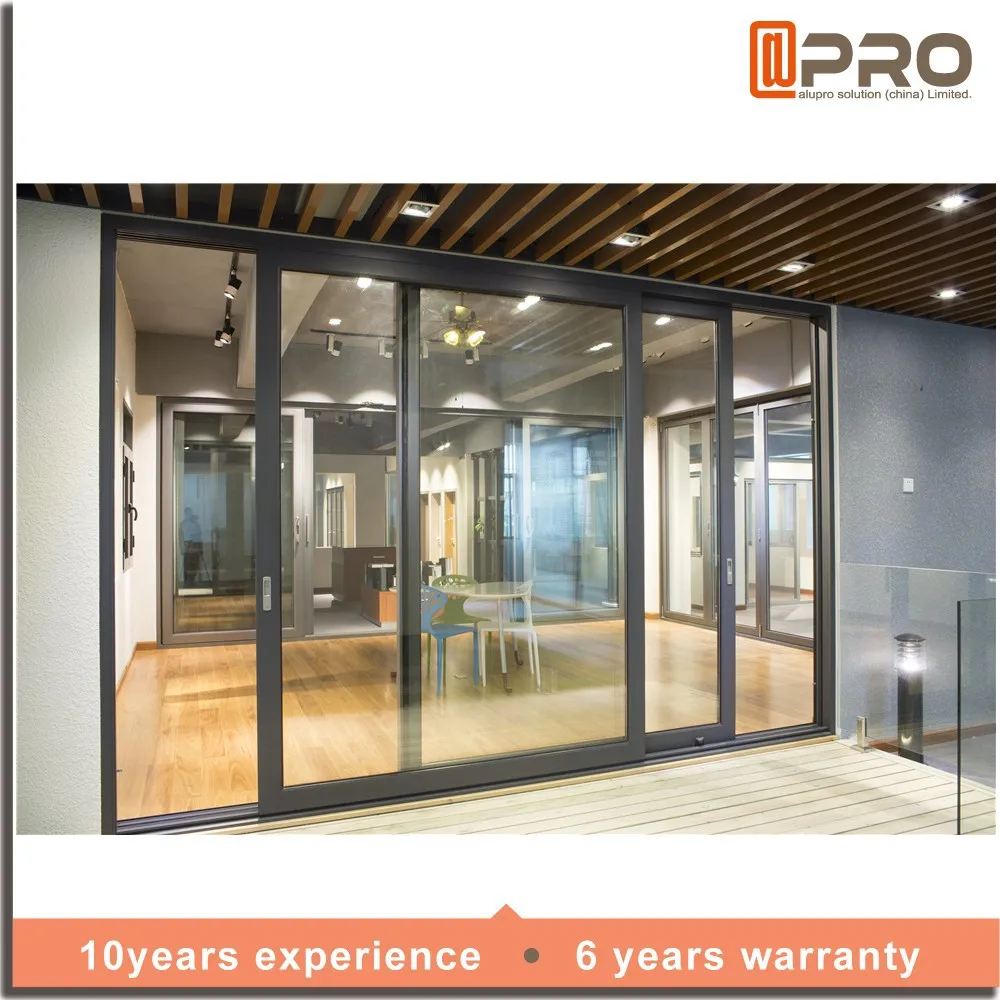Apro Factory Supply high quality lift glass door for villa with good quality lift sliding door aluminium lift and slide door