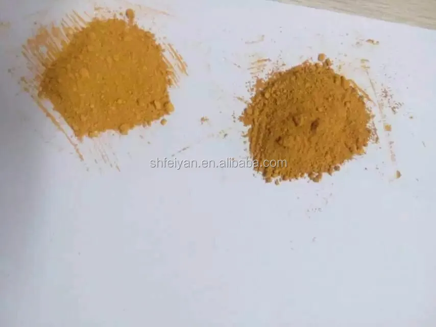 factory sales colorant iron oxide yellow pigment for concrete tile