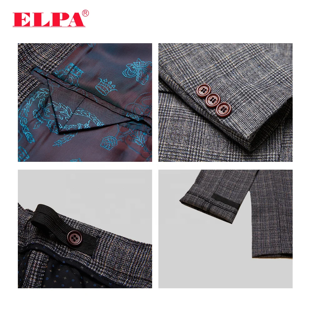 
ELPA slim fit new fancy designer 3 piece formal party wedding occasion wear kids suits for boys 