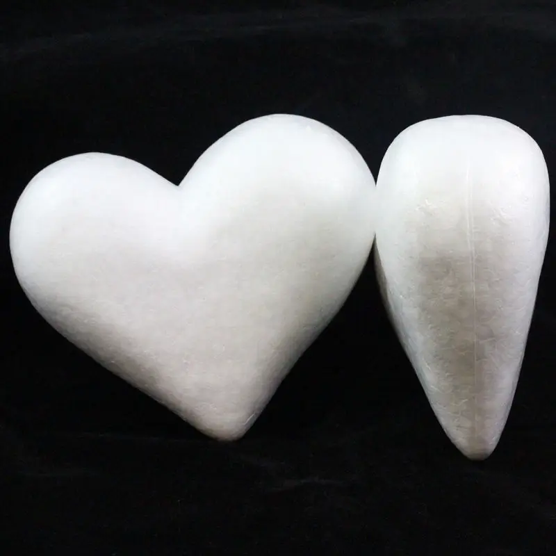 High Quality Cutting Expanded Polystyrene Heart Shape For Wedding Decoration