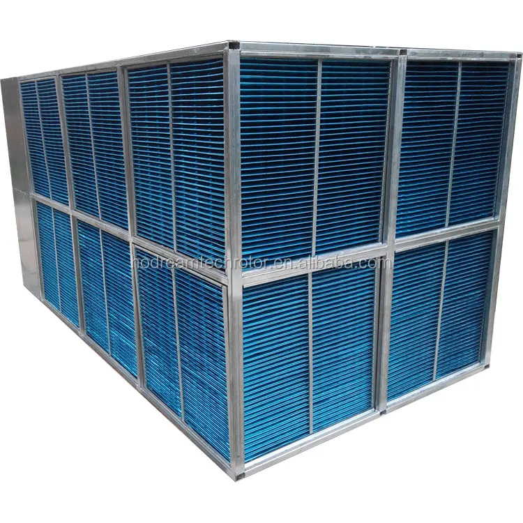 
anti-corrosion double side pressing air to air counterflow plate heat exchanger system 