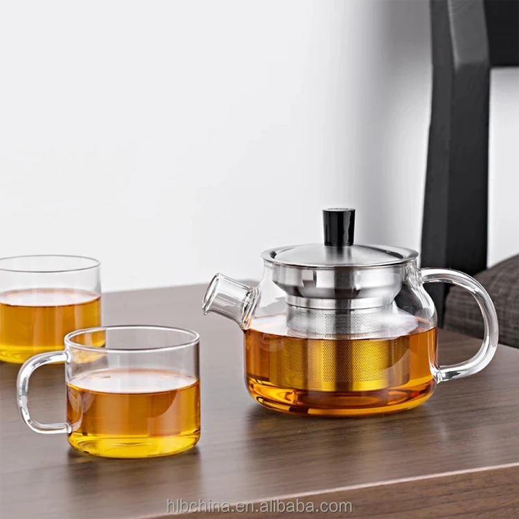 Cheap glass transparent teapot for the gas stove