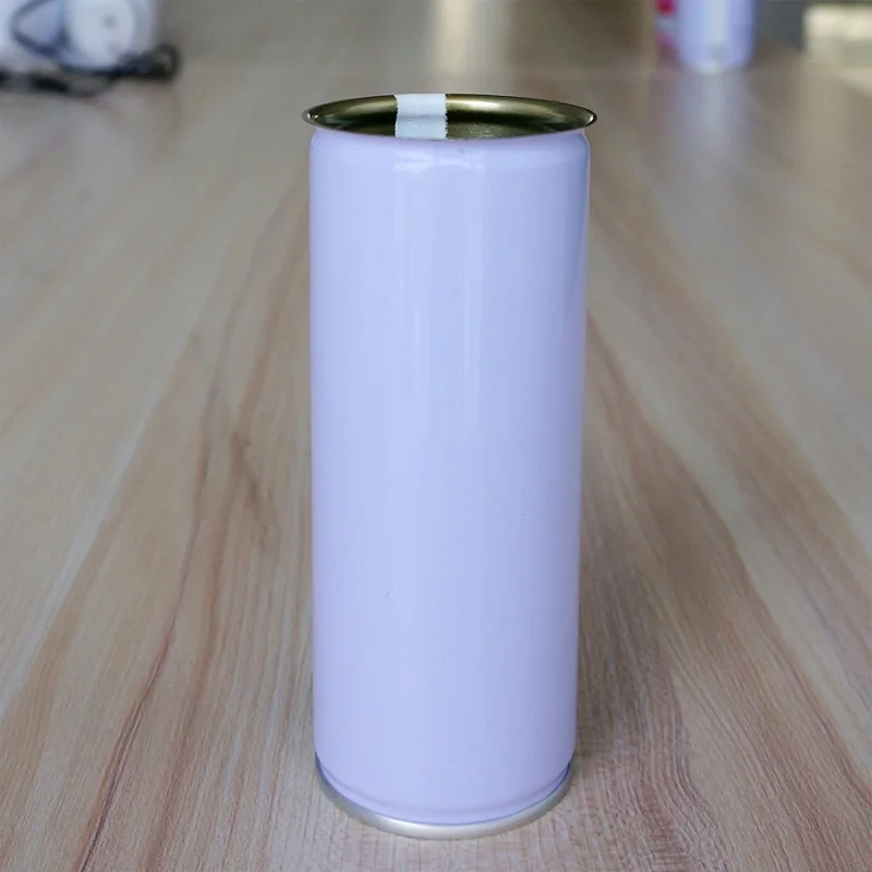 5133# 250ml Round Tinplate Soft Drink Tin Cans