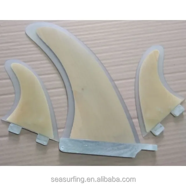 
fin box pure color bamboo skin design swim fins surfboard fins 