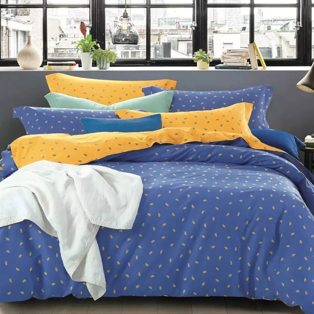 KOSMOS design home linen high quality bedding 100% cotton bed sheet for hotels