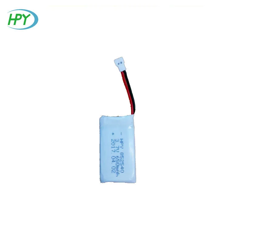 
 852540 rc Дрон батарея 3,7 V 650mAh Высокая скорость 25C lipo батарея  