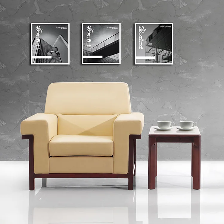 KL-S017 kaln современная офисная мебель OEM продукт заказной кожаный материал офис диван зеленый приемно-зала ожидания