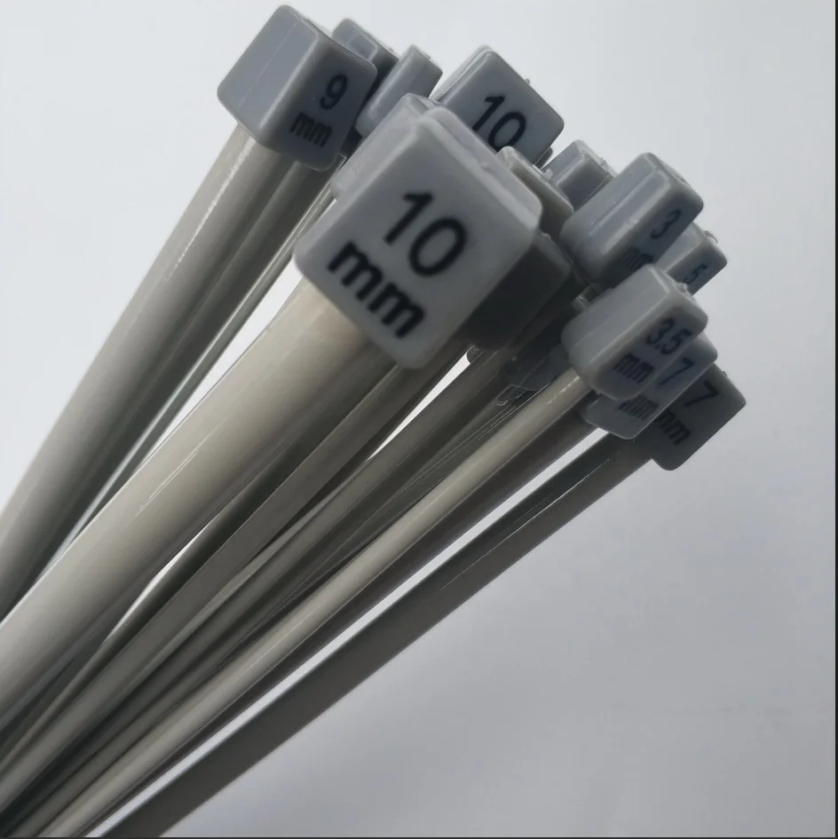 
35cm Length Single Head Aluminum Knitting Needle 