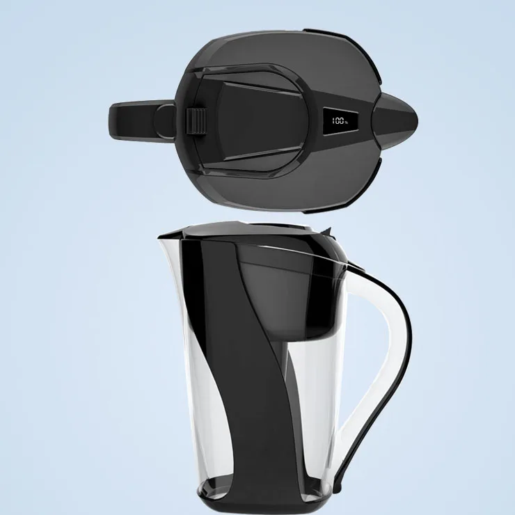 Alkaline water filter pitcher with 6-Stage Carbon Water Filter Removes Chlorine
