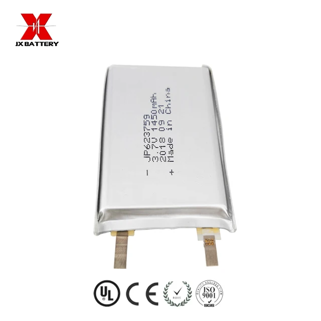 rechargeable 1450mAh battery 623759 3.7V li-ion polymer batteries