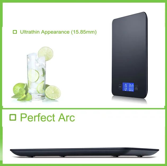 
5KG 1g Amazon Household Accurate Bluetooth Electronic Digital Kitchen Food Scale with FREE APP 