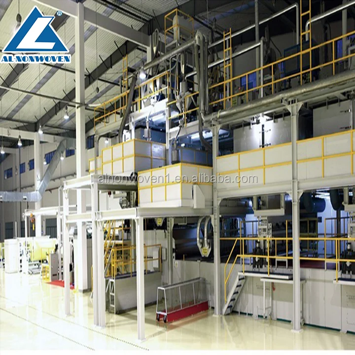AL-3200MM S PP Spunbonded Nonwoven Fabric Making Machine Production Line From China Manufacturer