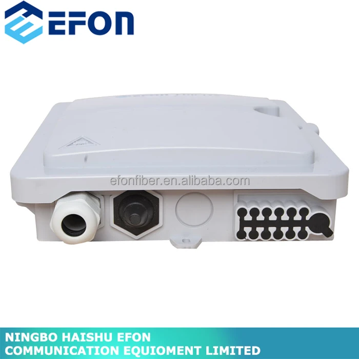 Белый Черный Gpon FTTH ONU 2 Порт Терминал Коробки с Кабельным Вводом