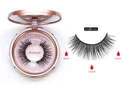 Lash textured eyelash case magnetic eyelashes kit eyeliner