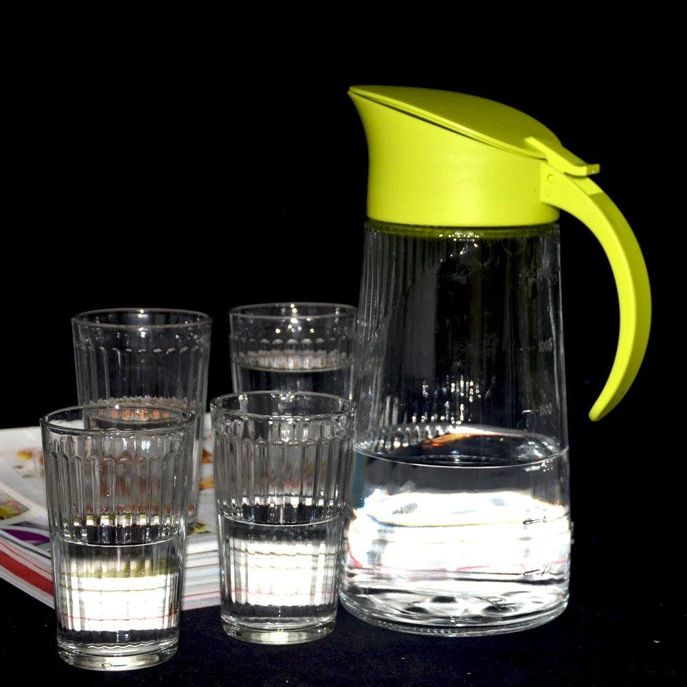 
Wholesale fast shipping glassware glass water jug glass pitcher cheap drinking glass set 