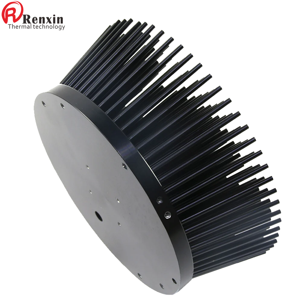 Растопыренными Круглый Pin-fin пассивный радиатор 130 мм светодиода.