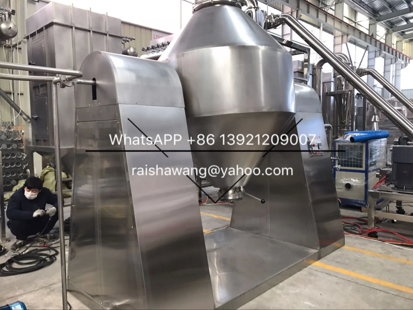 
SZG double cone mixer low temperature dates Sugar extract liquid paste vacuum dryer 