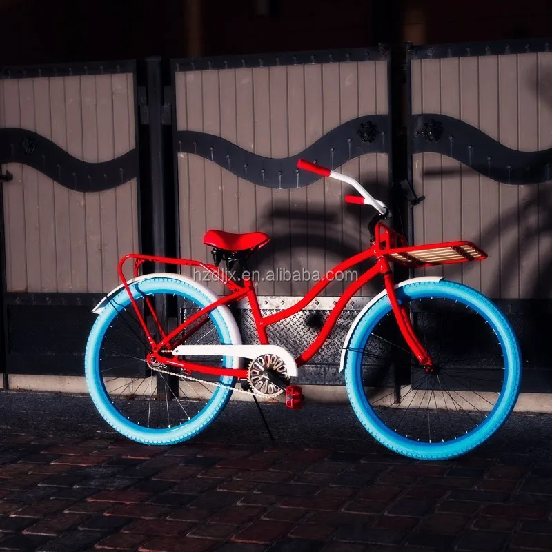 wholesale china import customize multicolor beach cruiser