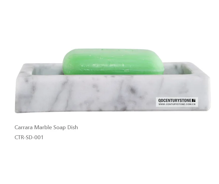 
Bianco Carrara High End Bathroom Decorative Marble Soap Dish 
