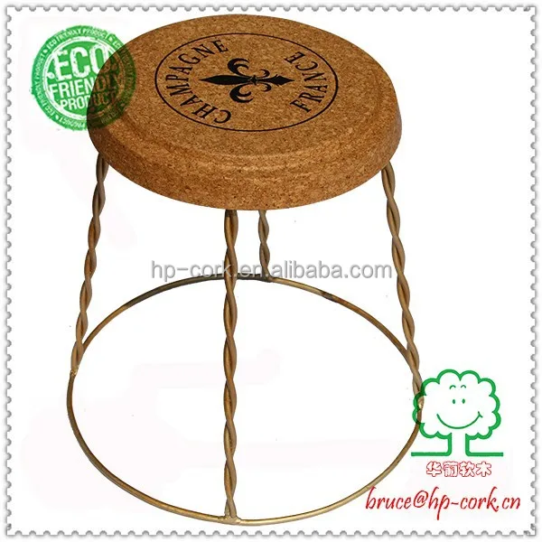 2022 new giant champagne cork wire stool bar stool