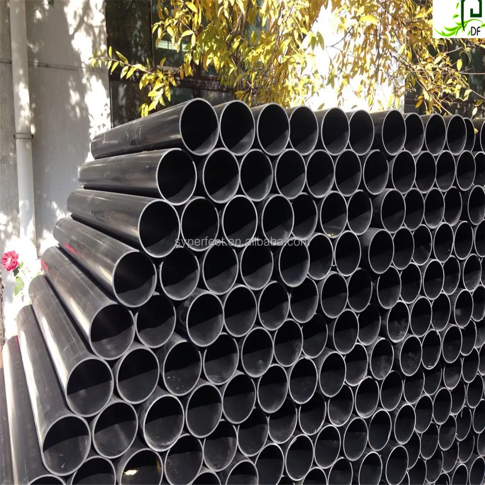 Black High Pressure UPVC Irrigation Large Diameter Pipe PVC