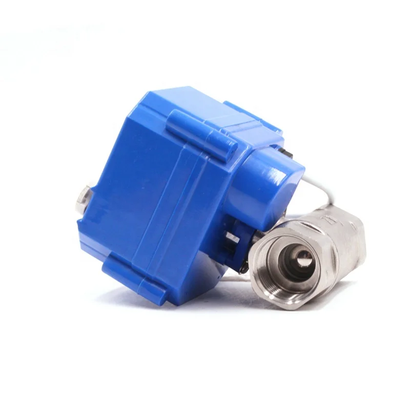 CWX-25S mini electric actuator motor water ball valve 5V 12V 24V 110V 220V motorized ball valve automatic shut-off valve