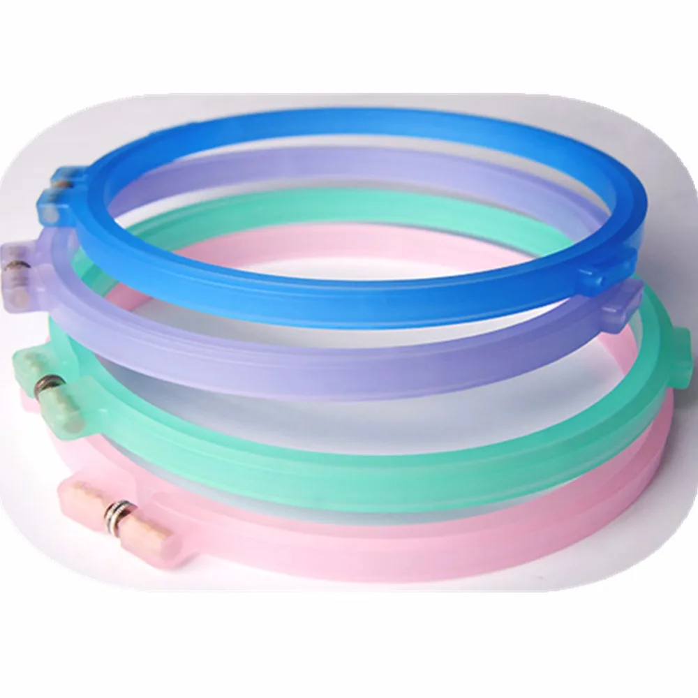 
Cheap Wholesale Colorful Plastic Cycle Cross Stitch Embroidery Hoops And Frames price in China 